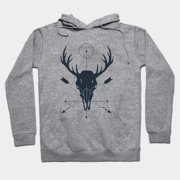 Deer skull hoodie top